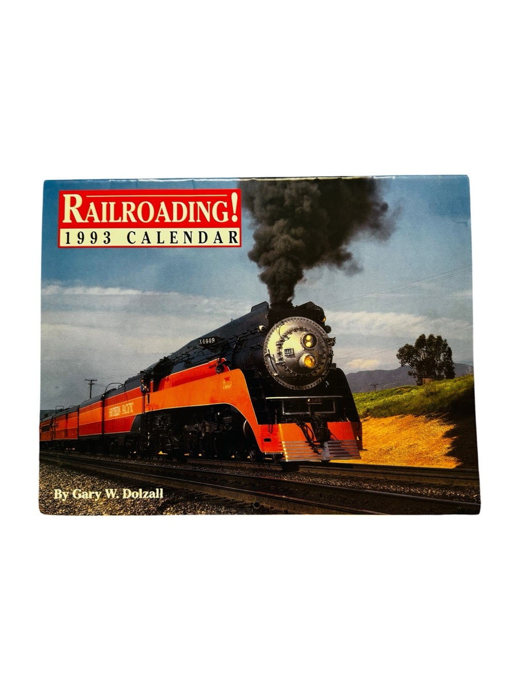VTG Railroading 1993 wall calendar, WRITING ON SEVERAL PAGES